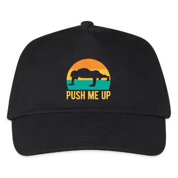Fitness Fanatics Push Me Up Calisthenics Gym - Kinder Basecap - Schwarz - Vorne