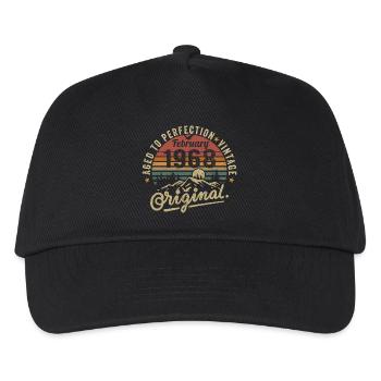Février 1968 - février 1968 Anniversaire février 1968 - Casquette de baseball Enfant - noir - Devant