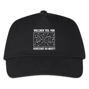 What part of basketball do you not understand? - Kids’ Baseball Cap - black - Front