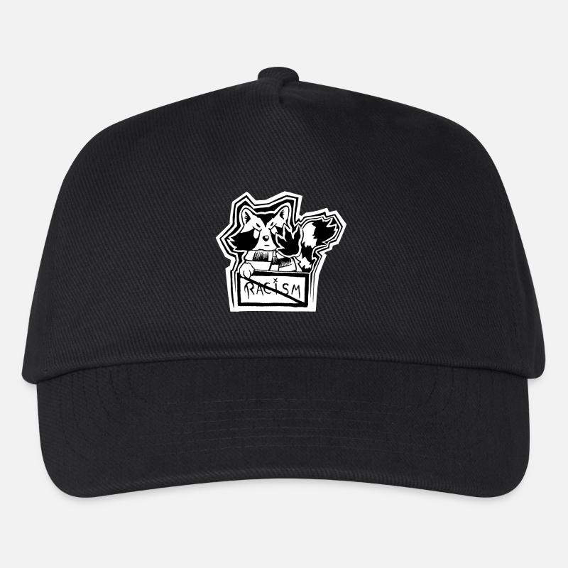 Trashpanda against Racism - Kinder Basecap - Schwarz
