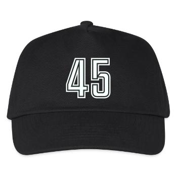 45 - Kids’ Baseball Cap - black - Front