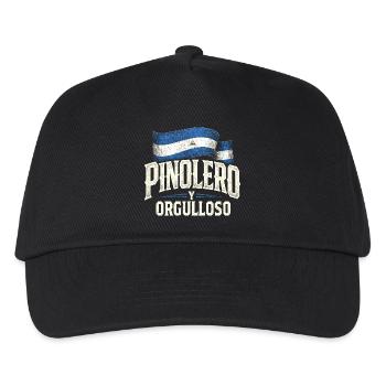 Nicaragua Nicaragic Pinolero Y Orgulloso - Kids’ Baseball Cap - black - Front