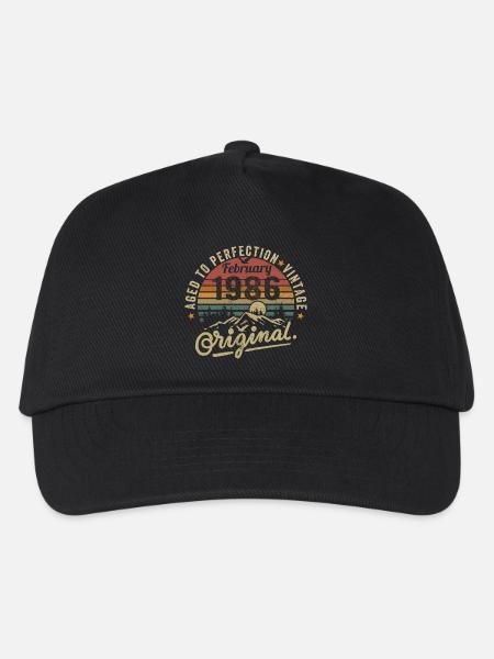 Février 1986 - Casquette de baseball Enfant - noir