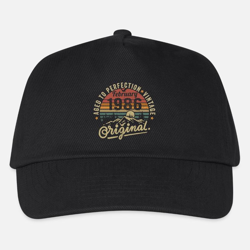 Février 1986 - Casquette de baseball Enfant - noir
