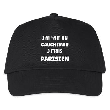 Pariser Albtraum - Kinder Basecap - Schwarz - Vorne