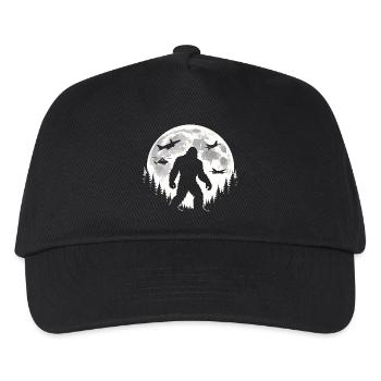 Bigfoot Flugzeuge - Kinder Basecap - Schwarz - Vorne