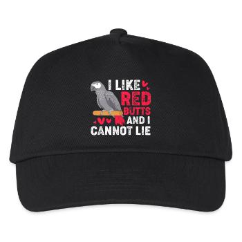 Parrot Grey - Casquette de baseball Enfant - noir - Devant