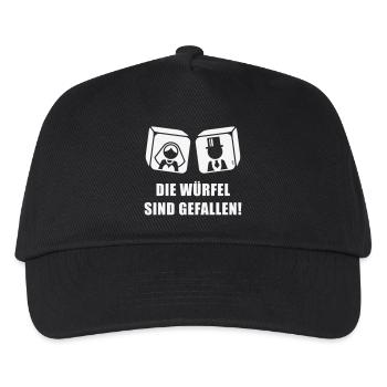 Le sort est jeté ! Enterrement de vie de garçon Marié et marié W - Casquette de baseball Enfant - noir - Devant