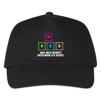 Gaming Computer Gamer Gaming Gamer - Kids’ Baseball Cap - black - Front