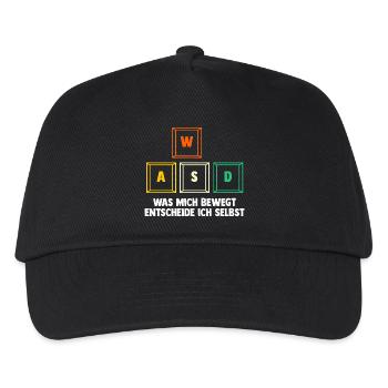 Gaming Computer Gamer Gaming Gamer - Kids’ Baseball Cap - black - Front