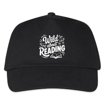 Wild about Reading - Kids’ Baseball Cap - black - Front