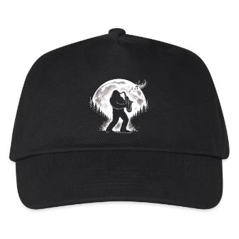 Bigfoot Saxophonist - Kinder Basecap - Schwarz - Vorne