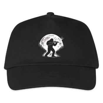 Bigfoot Violinspieler - Kinder Basecap - Schwarz - Vorne