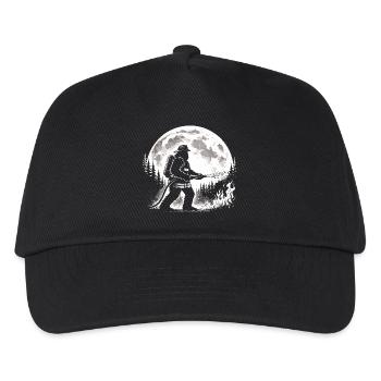Bigfoot Feuerwehrmann - Kinder Basecap - Schwarz - Vorne