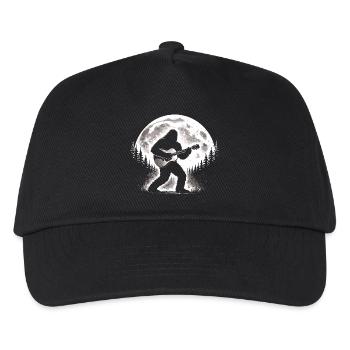 Bigfoot Gitarrist - Kinder Basecap - Schwarz - Vorne