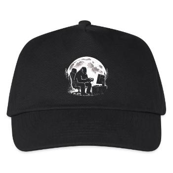 Bigfoot Gamer - Kinder Basecap - Schwarz - Vorne