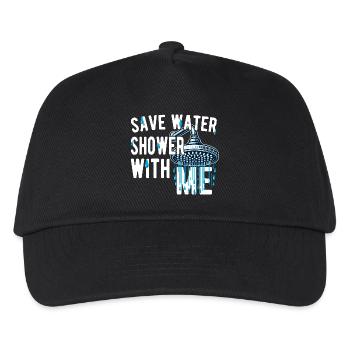 Économise de l’eau, douche avec moi, drôle, spirituel - Casquette de baseball Enfant - noir - Devant