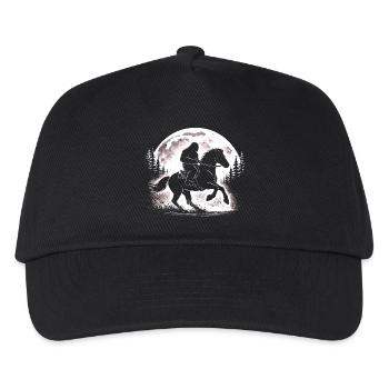Bigfoot Horseback Riding - Kids’ Baseball Cap - black - Front