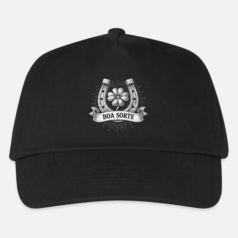 Boa Sorte - Kinder Basecap - Schwarz
