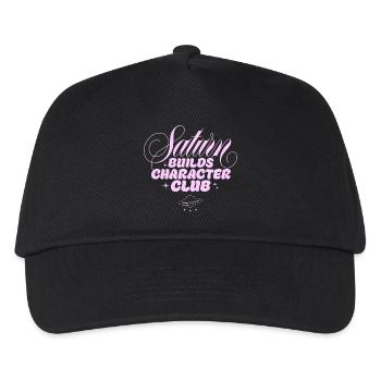 Impression du Saturn Character Club - Casquette de baseball Enfant - noir - Devant