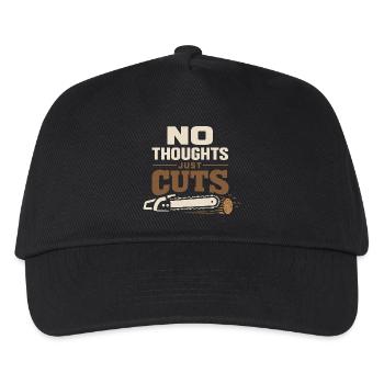 lumberjack therapy, logger therapy humor, - Kids’ Baseball Cap - black - Front