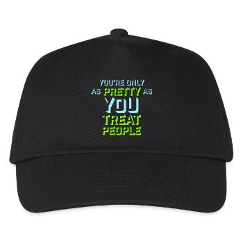 Tu n’es jolie que dans la mesure où tu traites les gens, Ehrlich - Casquette de baseball Enfant - noir - Devant