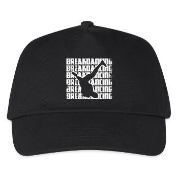 Funny Breakdancer - Kids’ Baseball Cap - black - Front