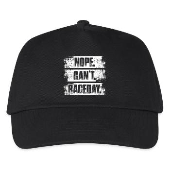 Nope can't raceday Car lover car guy mechanic - Kinder Basecap - Schwarz - Vorne
