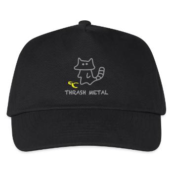 Katzengeist Banana Thrash Metal - Kinder Basecap - Schwarz - Vorne