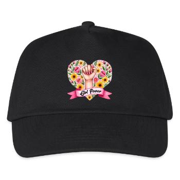 Girl Power - Kids’ Baseball Cap - black - Front