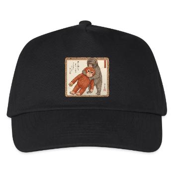 Ukiyo-e Baby Monkey Punch - Kinder Basecap - Schwarz - Vorne