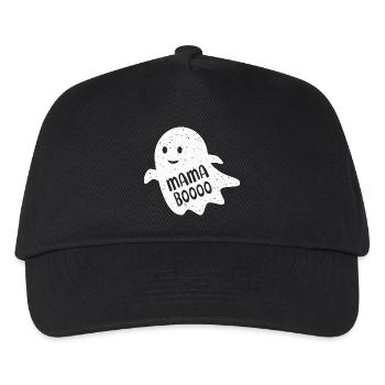 Geist Gespenst Kostüm Mama Halloween Geister - Kinder Basecap - Schwarz - Vorne