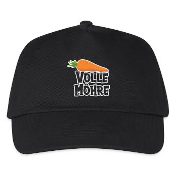 Volle Möhre - Kinder Basecap - Schwarz - Vorne