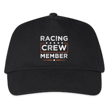 Racing Crew - Kinder Basecap - Schwarz - Vorne