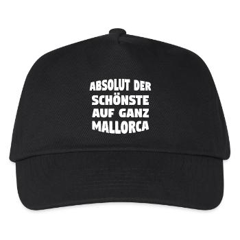 Mallorca Schönste - Kinder Basecap - Schwarz - Vorne