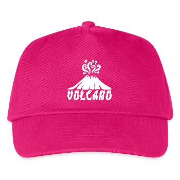 Weißer Vulkan - Kinder Basecap - Fuchsia - Vorne