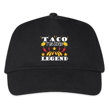 taco tuesday legend - Kinder Basecap - Schwarz - Vorne