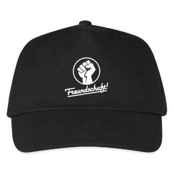 Freundschaft v.2 (Farbe änderbar) - Kinder Basecap - Schwarz - Vorne