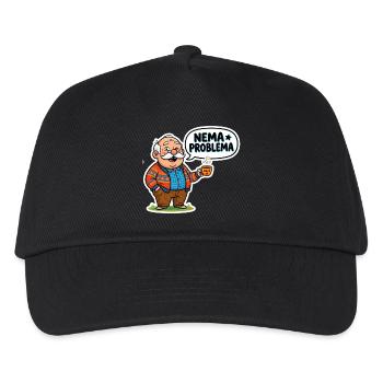 Nema Problema Shirt Lustig Balkan Jugo Geschenk - Kinder Basecap - Schwarz - Vorne