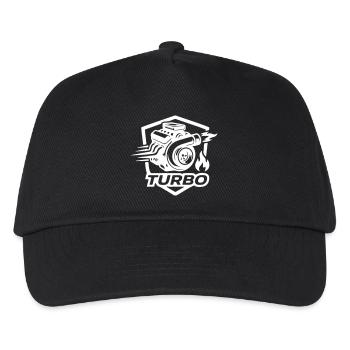 Turbo Tuning Symbol - Kinder Basecap - Schwarz - Vorne