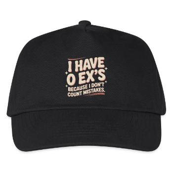 Ex-petit ami J’ai 0 ex Séparation Divorce célibataire - Casquette de baseball Enfant - noir - Devant
