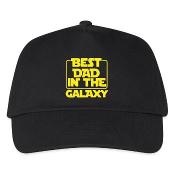 Best Dad in the Galaxy - Kids’ Baseball Cap - black - Front