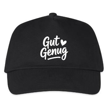 Gut Genug Selbstliebe Ich Bin Gut Genug Selbstwert - Kinder Basecap - Schwarz - Vorne