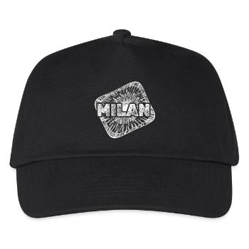 Geschenk für Entwurf - Kinder Basecap - Schwarz - Vorne