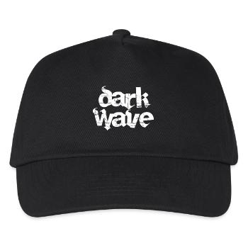 Typographie rétro à vagues noires - Casquette de baseball Enfant - noir - Devant