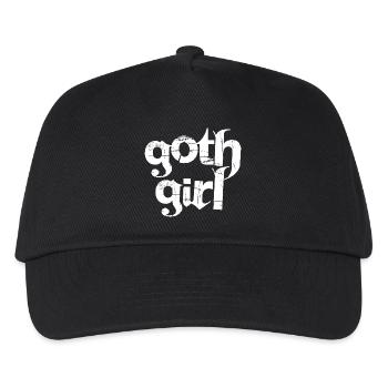 Fille gothique - Casquette de baseball Enfant - noir - Devant
