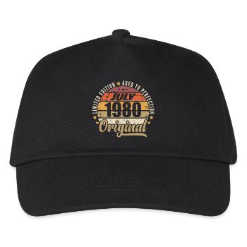 Mythical Birthday 1980's Vintage Gift 1980's - Kids’ Baseball Cap - black - Front