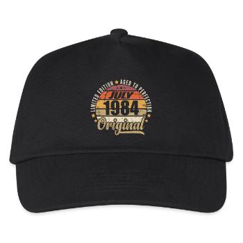 Mythischer Geburtstag 1984 Vintage-Geschenk 1984 - Kinder Basecap - Schwarz - Vorne