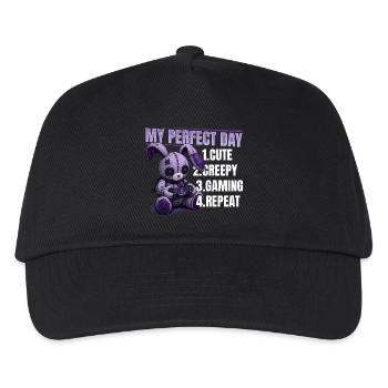 Pastel Goth Soft Goth Gaming Gamer - Kids’ Baseball Cap - black - Front