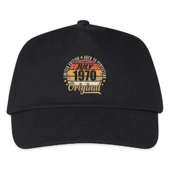 Mythical Birthday 1970's Vintage Gift 1970's - Kids’ Baseball Cap - black - Front